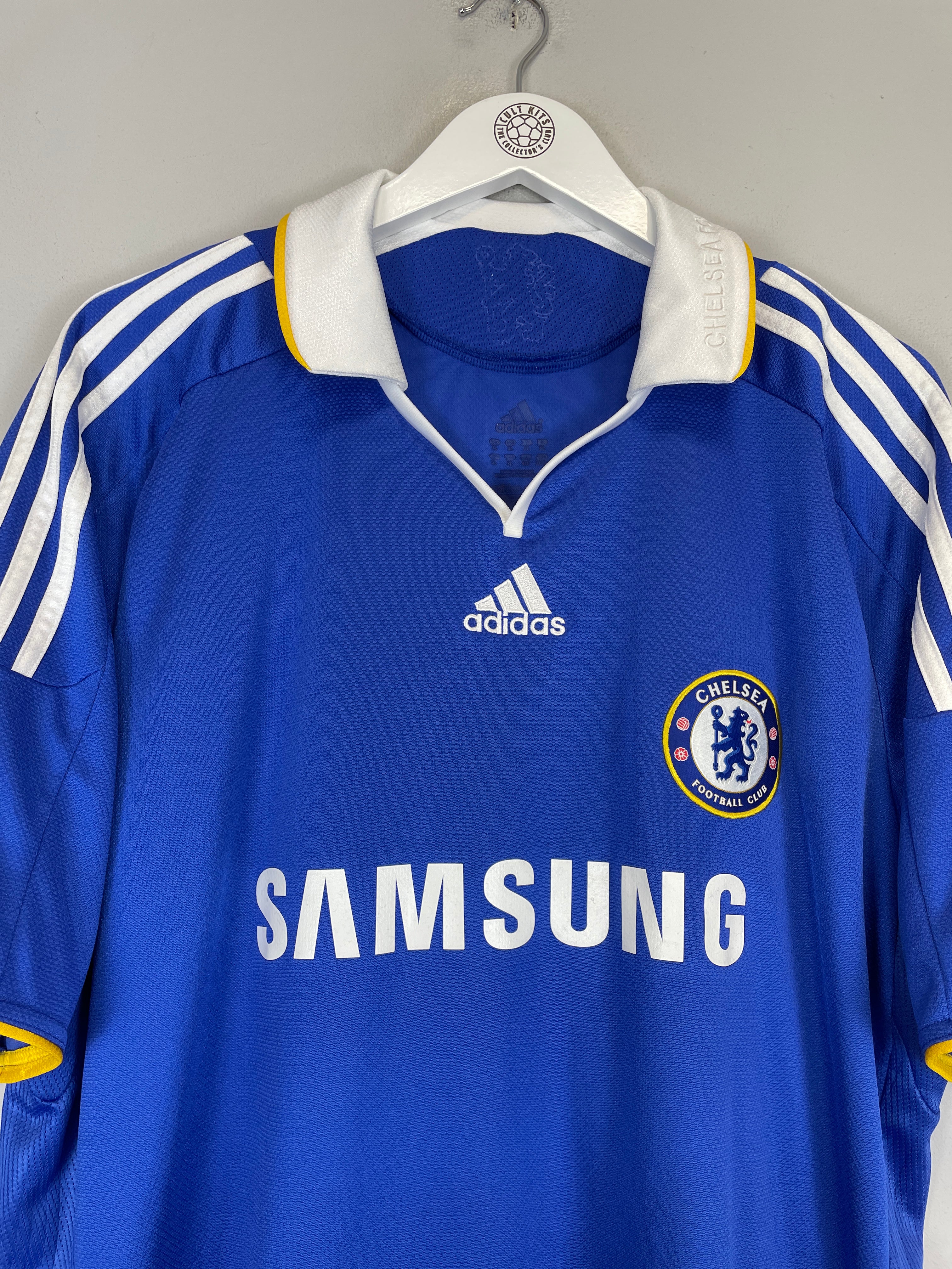 Shop 2008/09 CHELSEA ANELKA #39 HOME SHIRT (XL) ADIDAS, classic football shirts, vintage football shirts & retro soccer jerseys at Cult Kits