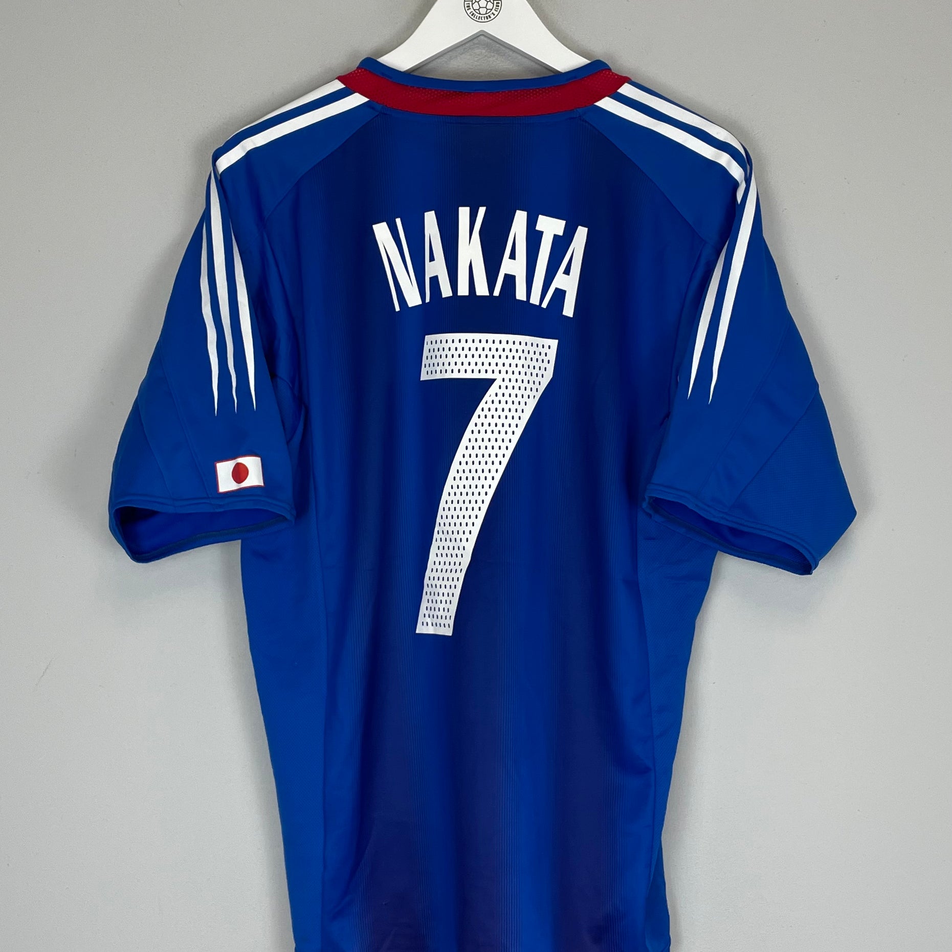 Shop 2004/06 JAPAN NAKATA #7 HOME SHIRT (M) ADIDAS, classic football shirts, vintage football shirts & retro soccer jerseys at Cult Kits