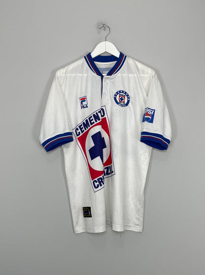 1999/00 CRUZ AZUL C.SAUCEDO #27 AWAY SHIRT (L) FILA
