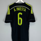 2013/15 SPAIN INIESTA #6 AWAY SHIRT (L) ADIDAS