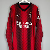 2023/24 AC MILAN THEO #19 L/S HOME SHIRT (XL) PUMA