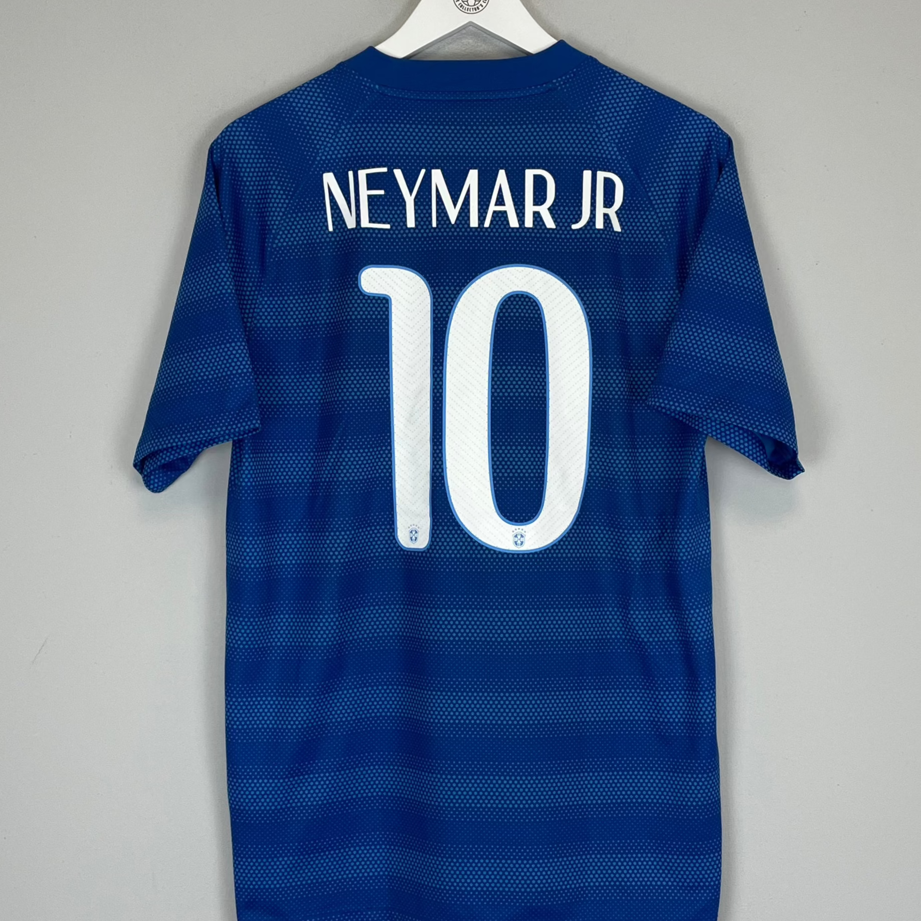 Shop 2014/15 BRAZIL NEYMAR JR #10 AWAY SHIRT (M) NIKE, classic football shirts, vintage football shirts & retro soccer jerseys at Cult Kits