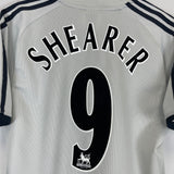 Shop 2002/03 NEWCASTLE UNITED SHEARER #9 AWAY SHIRT (M) ADIDAS, classic football shirts, vintage football shirts & retro soccer jerseys at Cult Kits