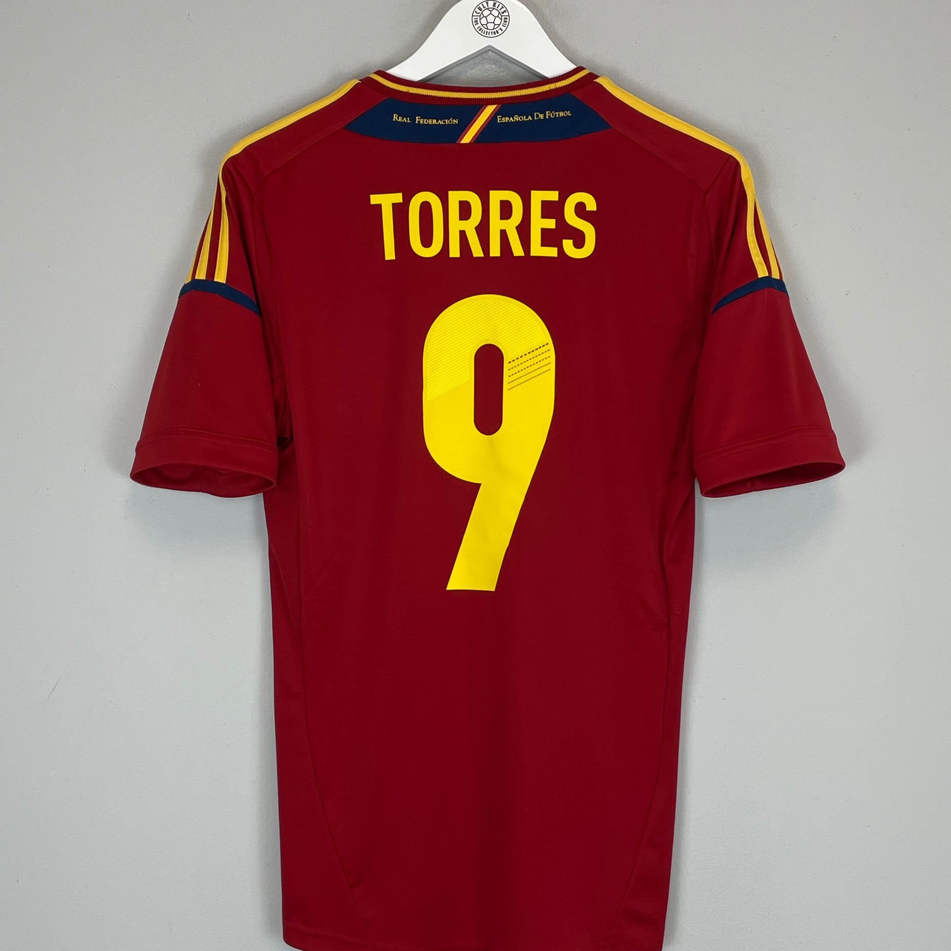 Shop 2011/12 SPAIN TORRES #9 HOME SHIRT (S) ADIDAS, classic football shirts, vintage football shirts & retro soccer jerseys at Cult Kits