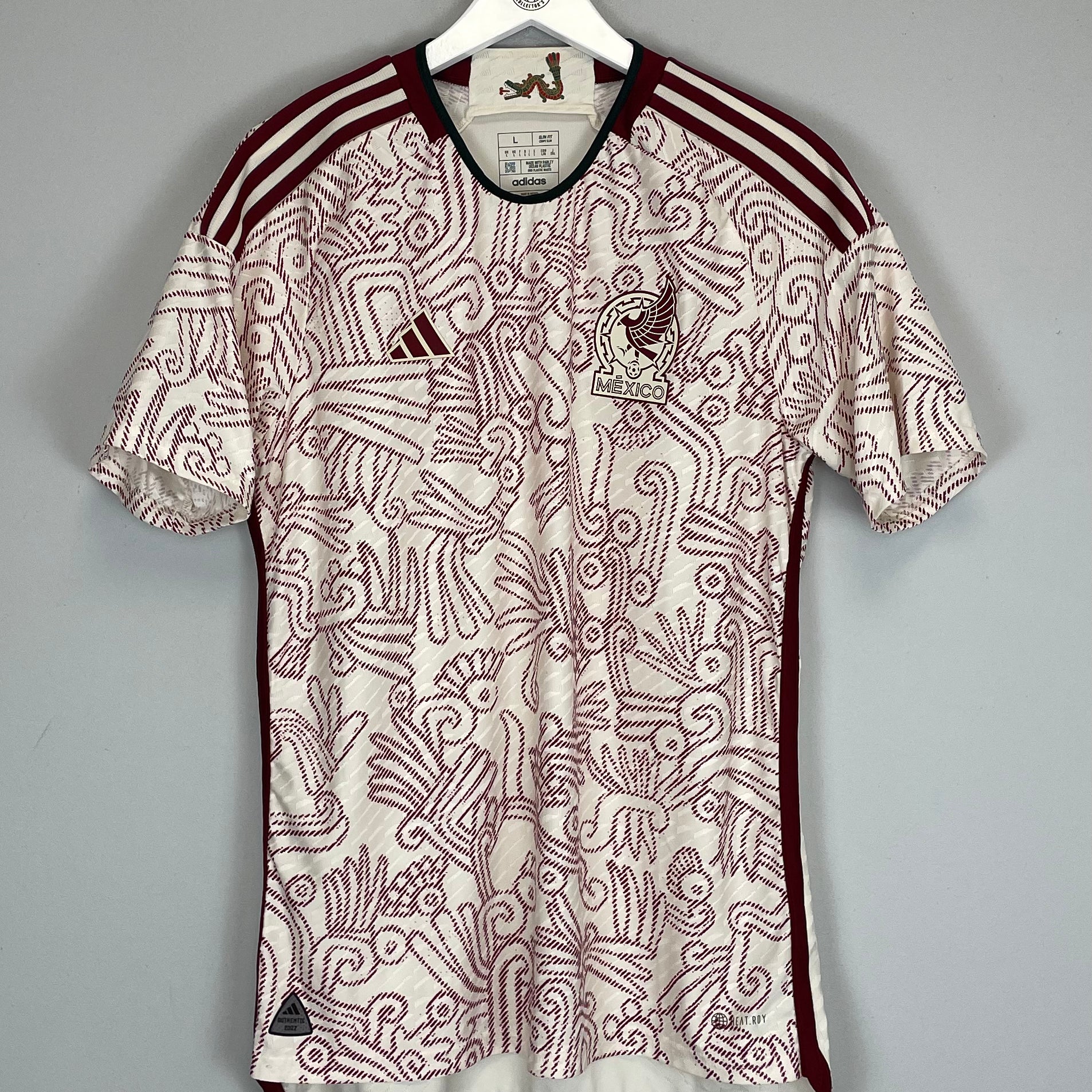 Shop 2022/23 MEXICO AUTHENTIC AWAY SHIRT (L) ADIDAS, classic football shirts, vintage football shirts & retro soccer jerseys at Cult Kits