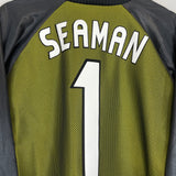 1998/99 ENGLAND SEAMAN #1 GK SHIRT (L) UMBRO