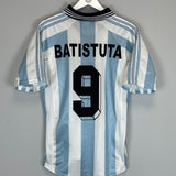 1998/99 ARGENTINA BATISTUTA #9 HOME SHIRT (S) ADIDAS