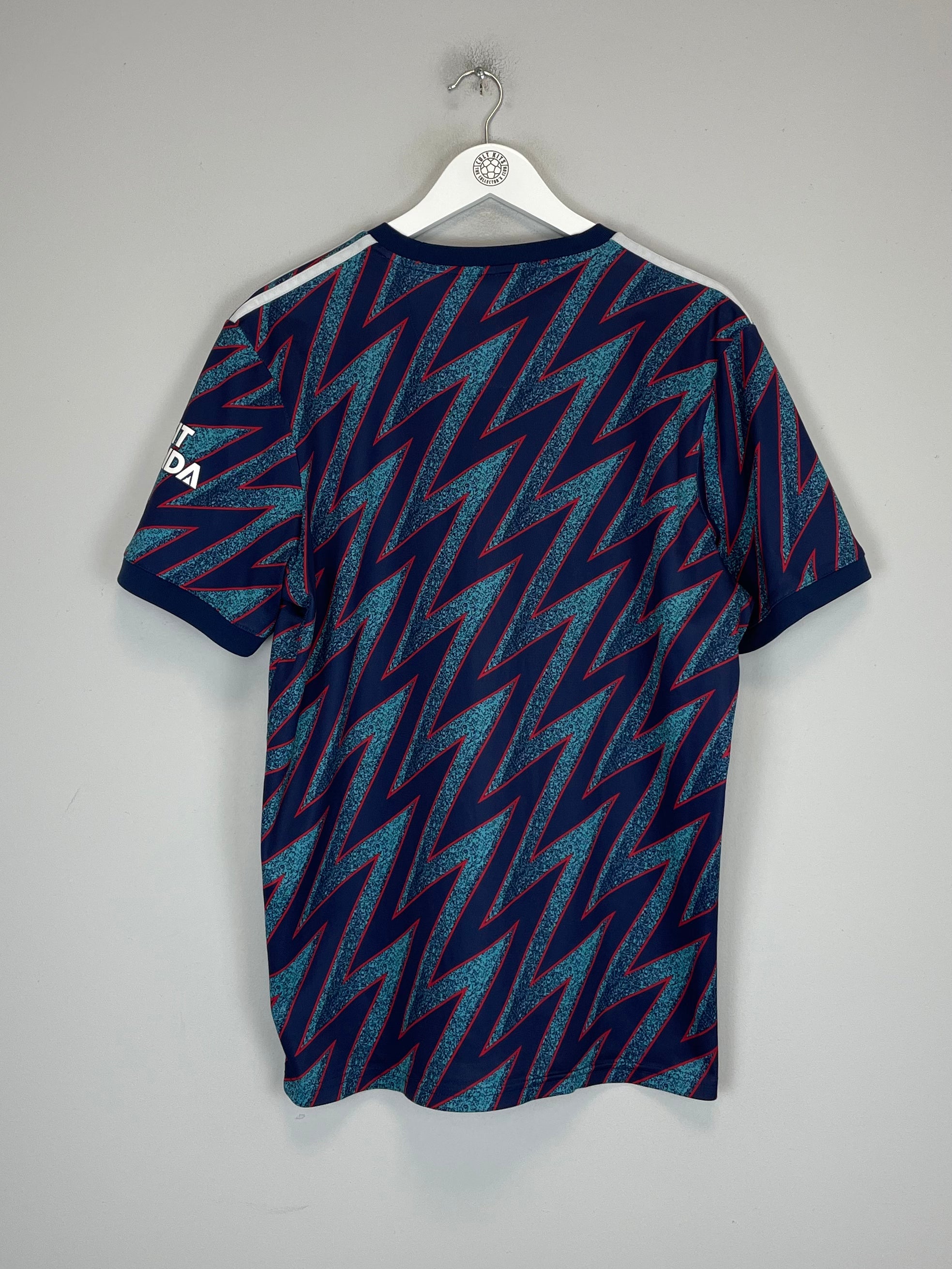 Shop 2021/22 ARSENAL THIRD SHIRT (L) ADIDAS, classic football shirts, vintage football shirts & retro soccer jerseys at Cult Kits