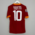 Shop 2011/12 ROMA TOTTI #10 HOME SHIRT (L) KAPPA, classic football shirts, vintage football shirts & retro soccer jerseys at Cult Kits