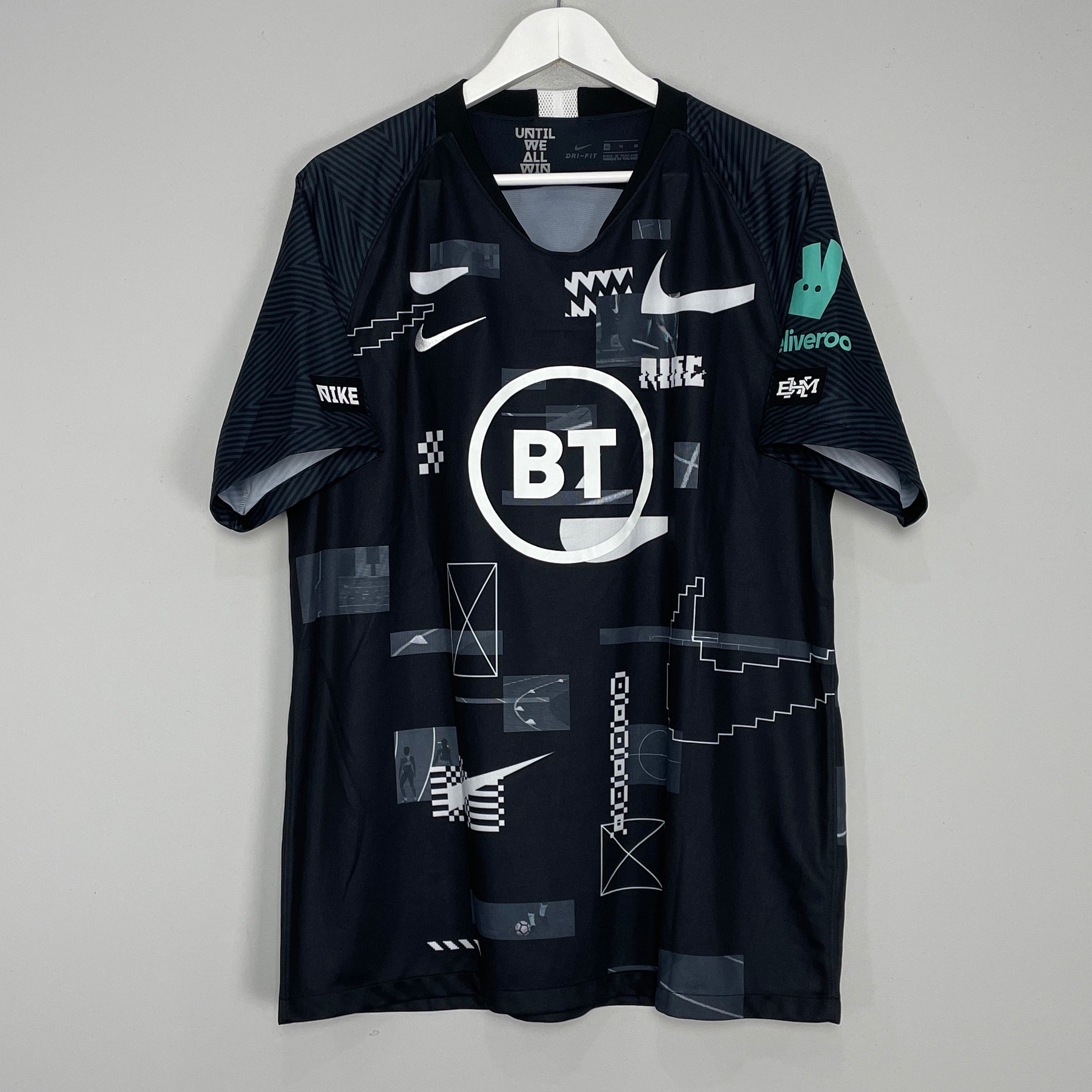 Shop 2019 ENGLAND *BLACK HISTORY MONTH* SHIRT (XL) NIKE, classic football shirts, vintage football shirts & retro soccer jerseys at Cult Kits