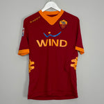 Shop 2011/12 ROMA TOTTI #10 HOME SHIRT (L) KAPPA, classic football shirts, vintage football shirts & retro soccer jerseys at Cult Kits