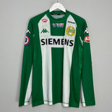 2005/06 HAMMARBY JENSEN #14 L/S HOME SHIRT (XL) KAPPA