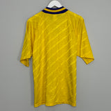 Shop 1994/95 SWEDEN HOME SHIRT (L) ADIDAS, classic football shirts, vintage football shirts & retro soccer jerseys at Cult Kits