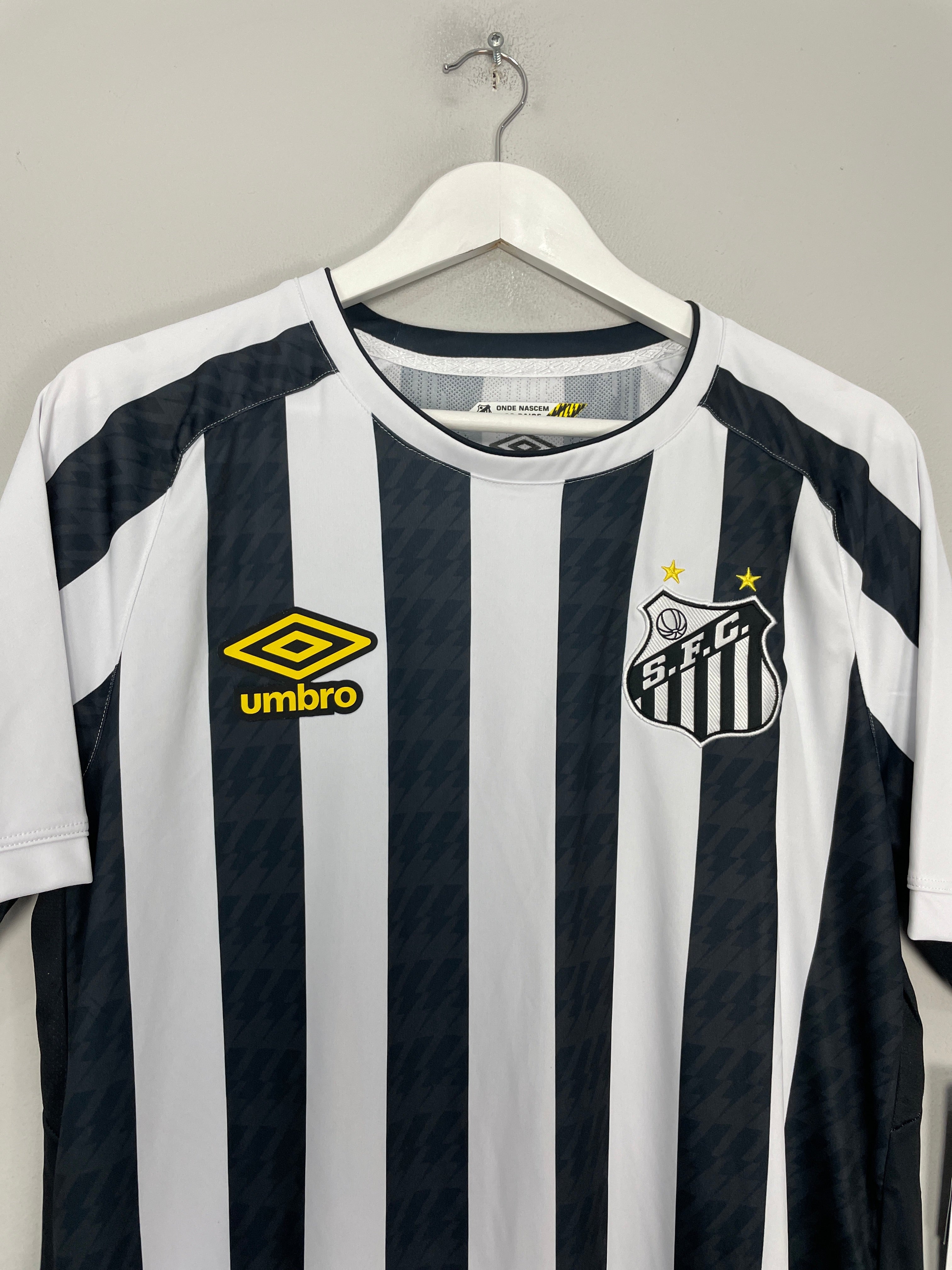 Shop 2021/22 SANTOS *BNWT* AWAY SHIRT (L) UMBRO, classic football shirts, vintage football shirts & retro soccer jerseys at Cult Kits