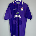Shop 1996/97 FIORENTINA BATISTUTA #9 HOME SHIRT (XL) REEBOK, classic football shirts, vintage football shirts & retro soccer jerseys at Cult Kits