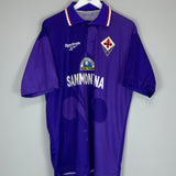 Shop 1996/97 FIORENTINA BATISTUTA #9 HOME SHIRT (XL) REEBOK, classic football shirts, vintage football shirts & retro soccer jerseys at Cult Kits