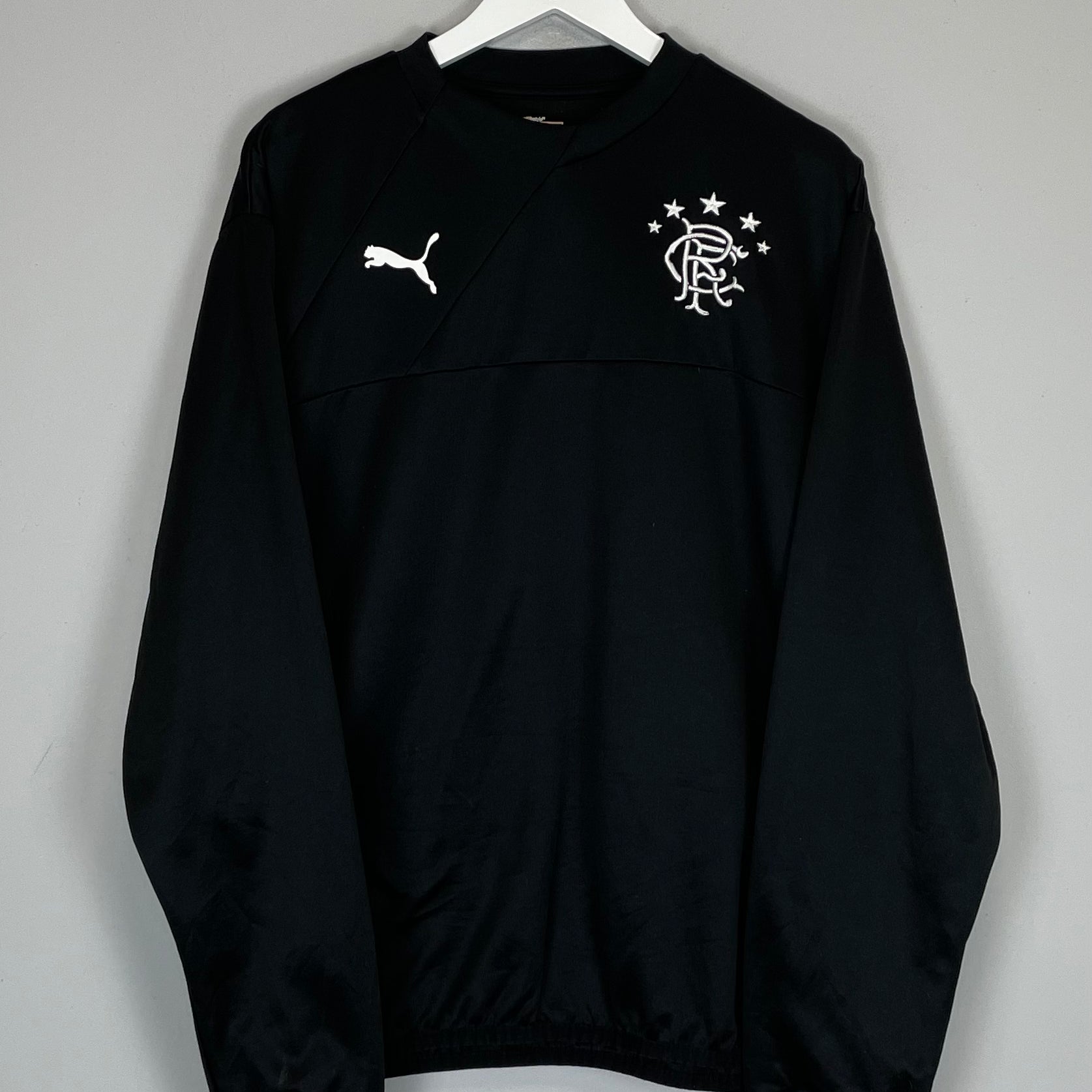 Shop 2016/17 RANGERS DRILL TOP (XL) PUMA, classic football shirts, vintage football shirts & retro soccer jerseys at Cult Kits