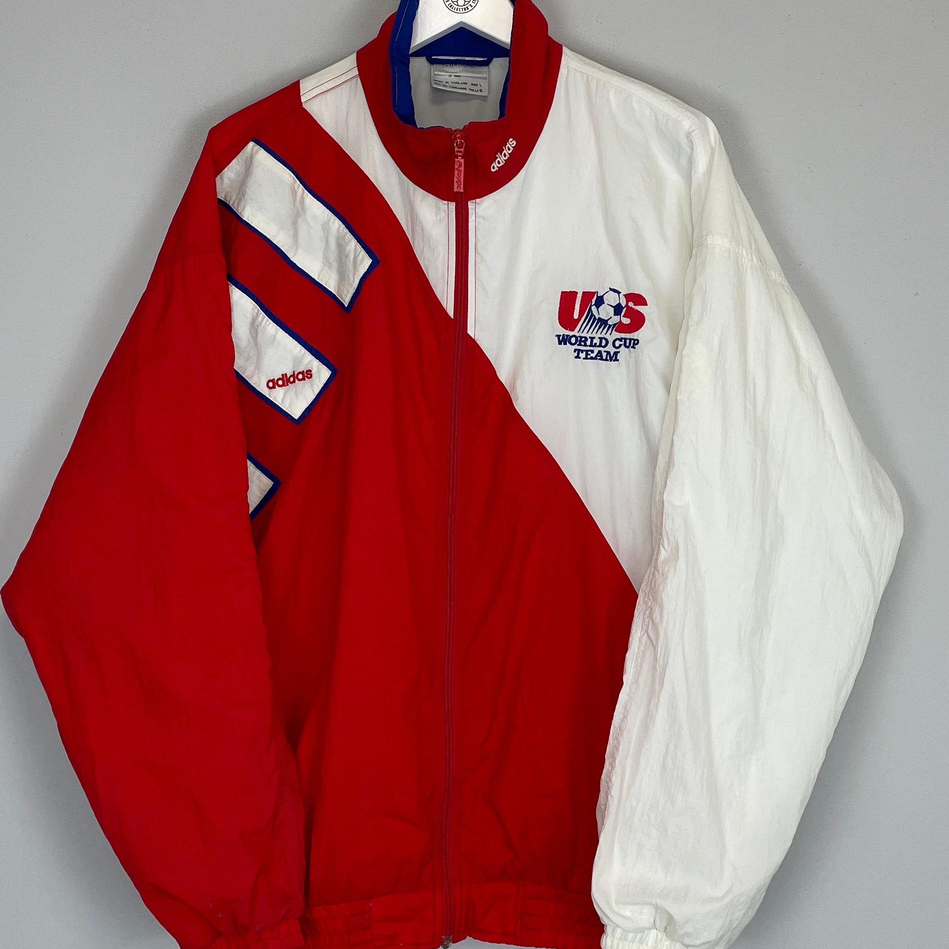 Shop 1992/94 USA TRACK JACKET (L) ADIDAS, classic football shirts, vintage football shirts & retro soccer jerseys at Cult Kits