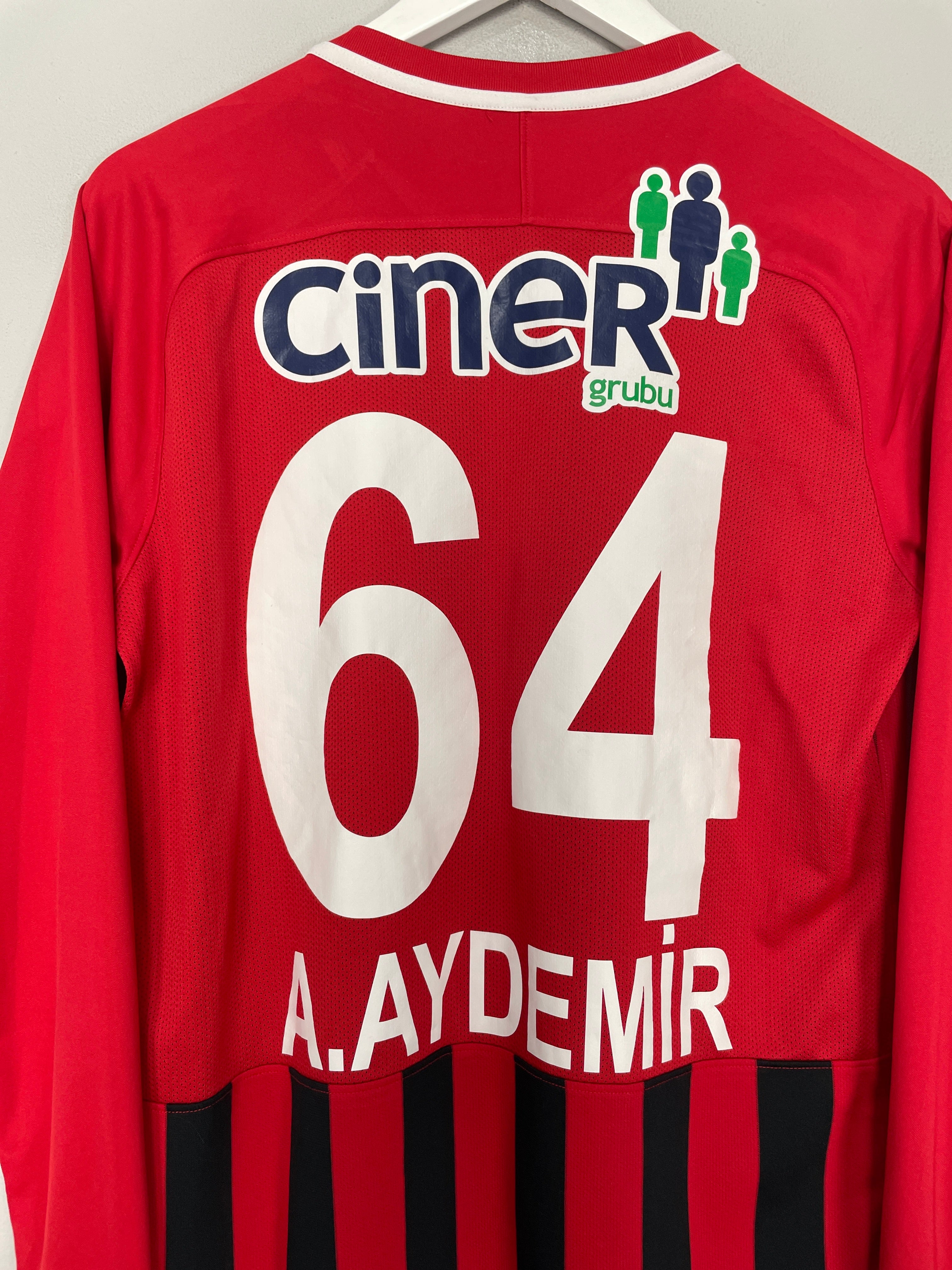 Shop 2017/18 TAVSANLI LINYITSPOR AYDEMIR #64 L/S HOME SHIRT (M) NIKE, classic football shirts, vintage football shirts & retro soccer jerseys at Cult Kits