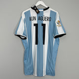 Shop 2016/17 ARGENTINA AGUERO #11 *BNWT* HOME SHIRT (XL) ADIDAS, classic football shirts, vintage football shirts & retro soccer jerseys at Cult Kits