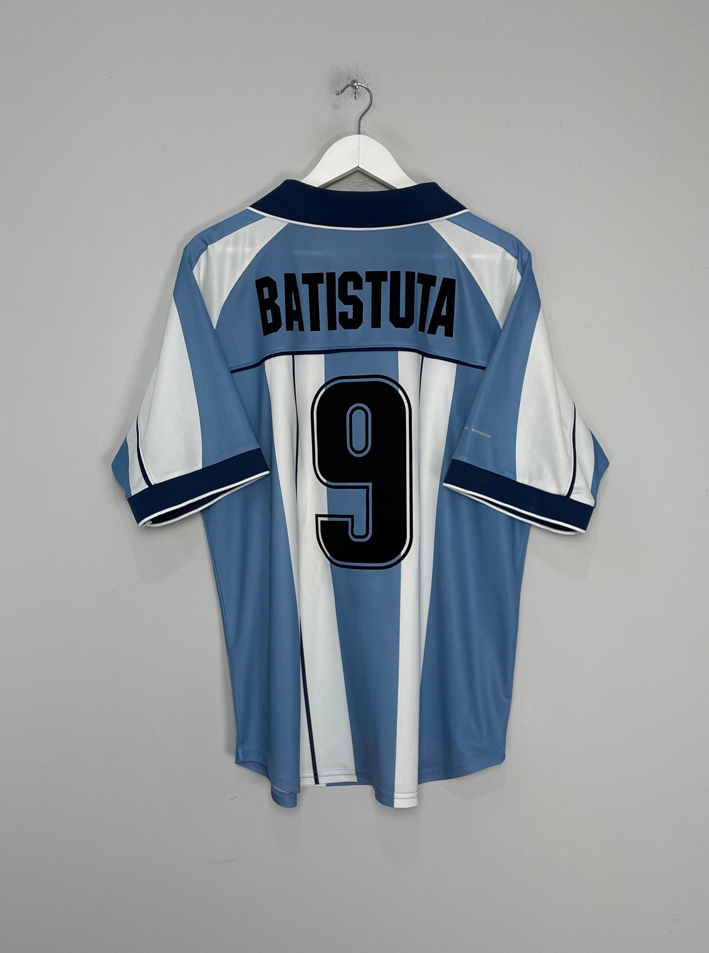 2000/01 ARGENTINA BATISTUTA #9 HOME SHIRT (L) REEBOK
