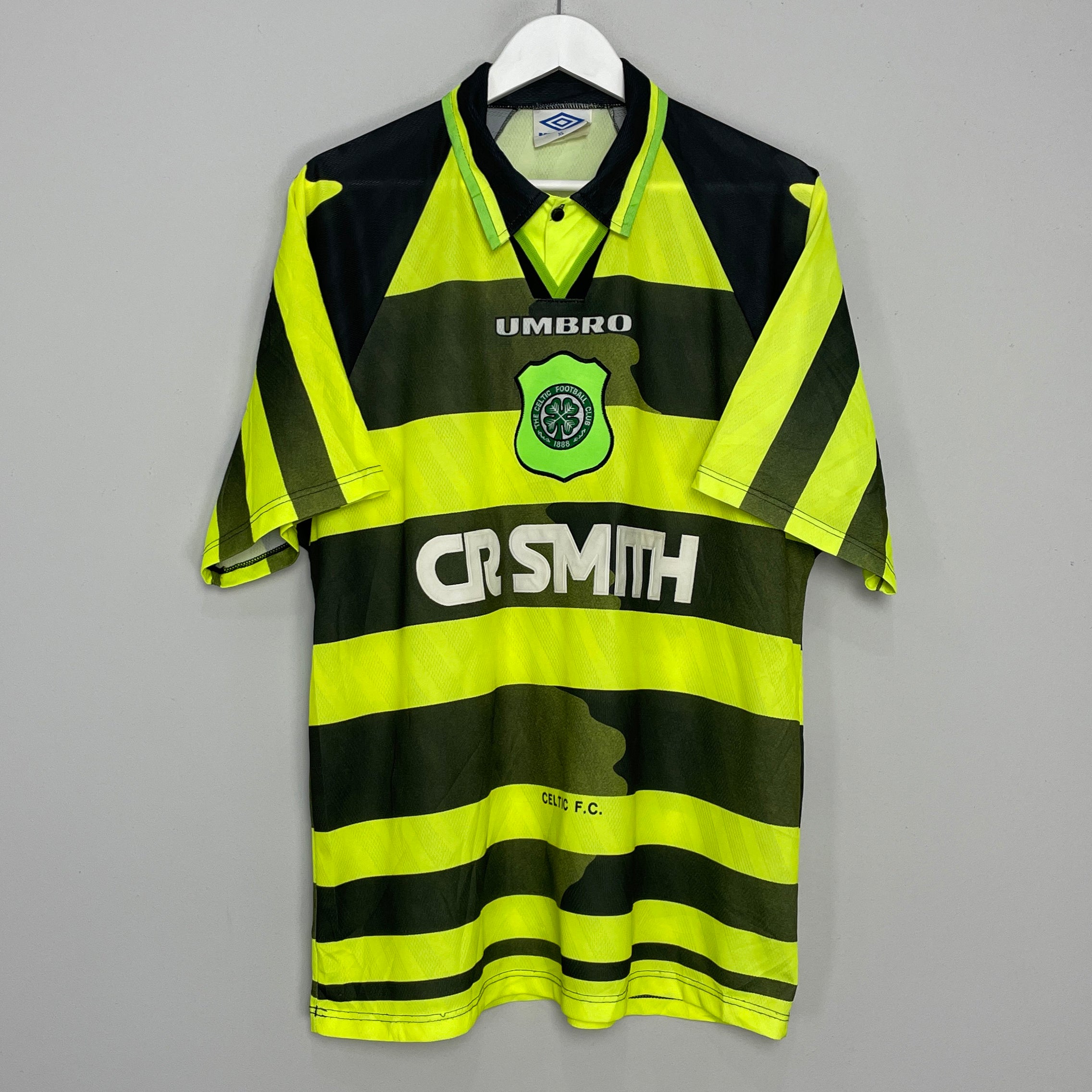 Shop 1996/97 CELTIC AWAY SHIRT (XL) UMBRO, classic football shirts, vintage football shirts & retro soccer jerseys at Cult Kits