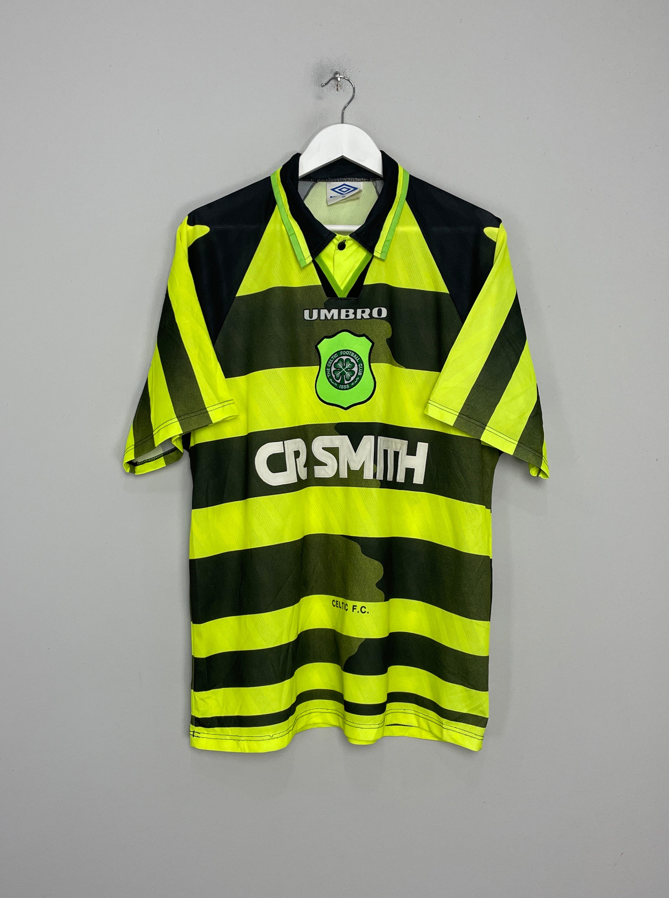 Shop 1996/97 CELTIC AWAY SHIRT (XL) UMBRO, classic football shirts, vintage football shirts & retro soccer jerseys at Cult Kits