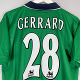 Shop 1999/00 LIVERPOOL GERRARD #28 AWAY SHIRT (S) REEBOK, classic football shirts, vintage football shirts & retro soccer jerseys at Cult Kits