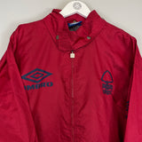 Shop 1994/96 NOTTINGHAM FOREST WINDBREAKER (XL) UMBRO, classic football shirts, vintage football shirts & retro soccer jerseys at Cult Kits