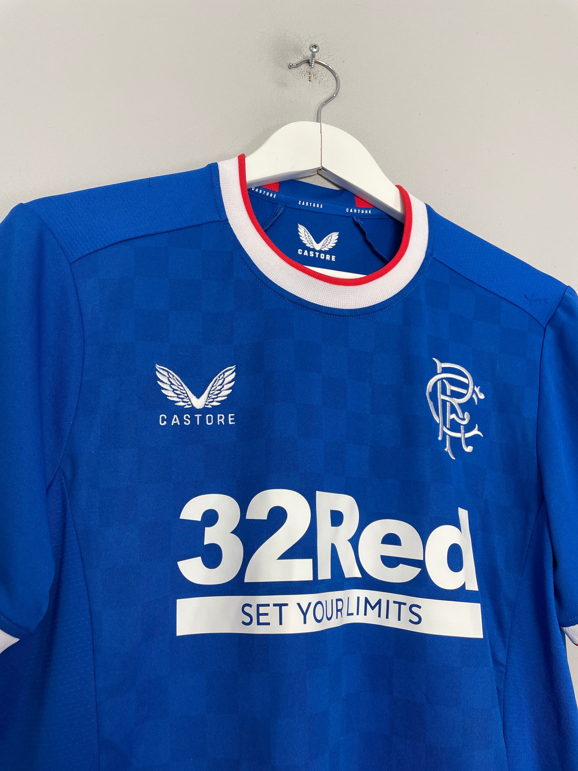 Rangers FC Glasgow Home Shirt Official Sample 2022 / 2023 Castore