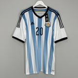 2013/15 ARGENTINA AGUERO #20 *BNWT* HOME SHIRT (XL) ADIDAS