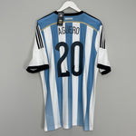 2013/15 ARGENTINA AGUERO #20 *BNWT* HOME SHIRT (XL) ADIDAS