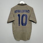 2003/04 BARCELONA RONALDINHO #10 AWAY SHIRT (S) NIKE
