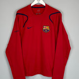 Shop 2006/07 BARCELONA JUMPER DRILL TOP (M) NIKE, classic football shirts, vintage football shirts & retro soccer jerseys at Cult Kits
