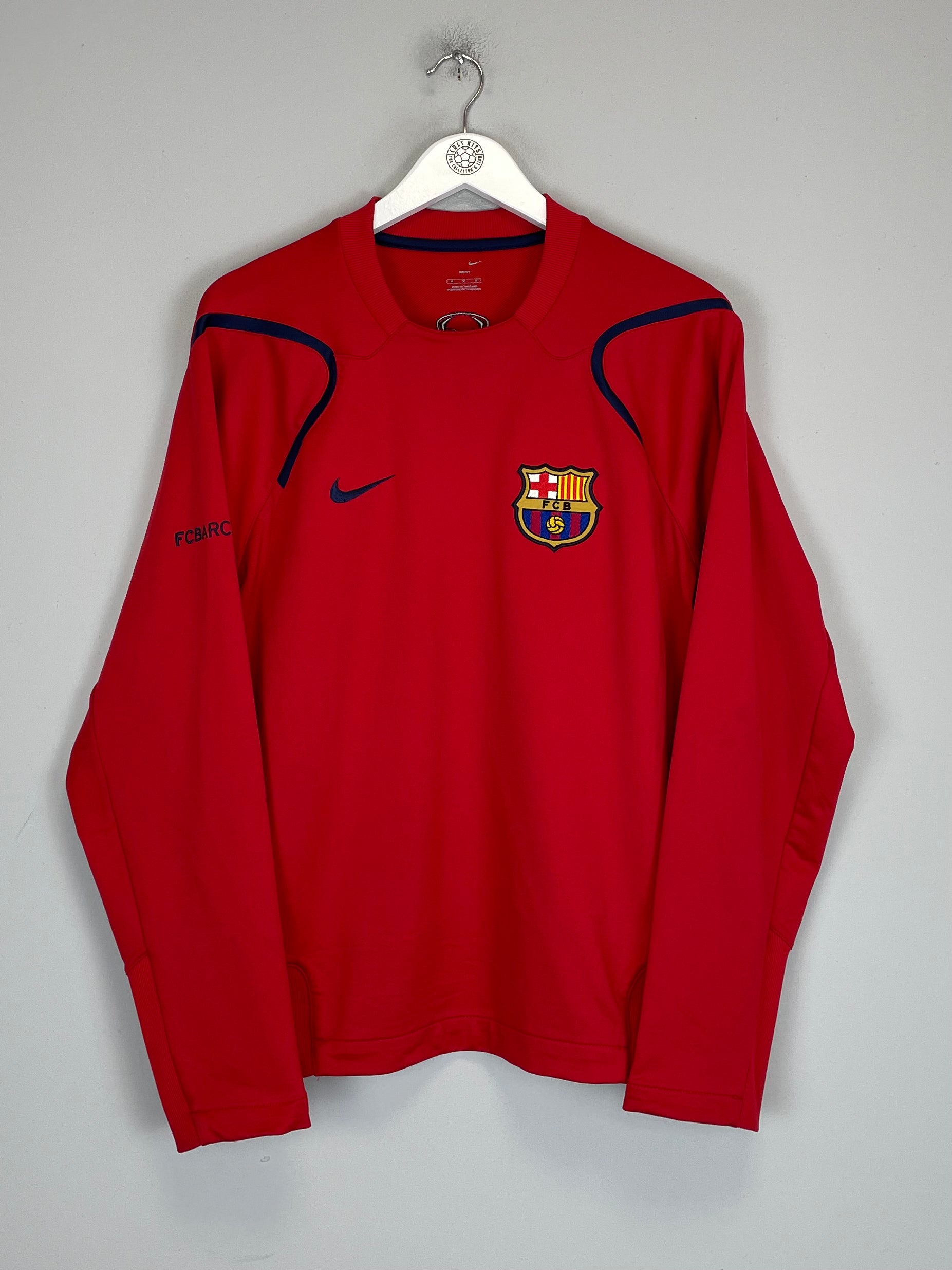 Shop 2006/07 BARCELONA JUMPER DRILL TOP (M) NIKE, classic football shirts, vintage football shirts & retro soccer jerseys at Cult Kits
