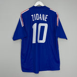 Shop 2002/04 FRANCE ZIDANE #10 HOME SHIRT (XL) ADIDAS, classic football shirts, vintage football shirts & retro soccer jerseys at Cult Kits