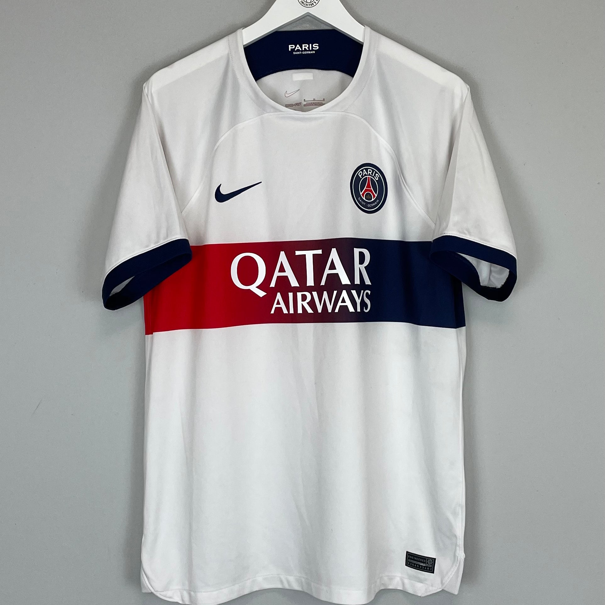 Shop 2023/24 PSG AWAY SHIRT (L) NIKE, classic football shirts, vintage football shirts & retro soccer jerseys at Cult Kits