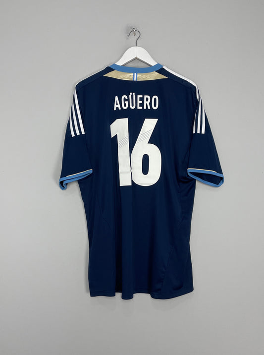 2011/12 ARGENTINA AGUERO #16 AWAY SHIRT (XL) ADIDAS