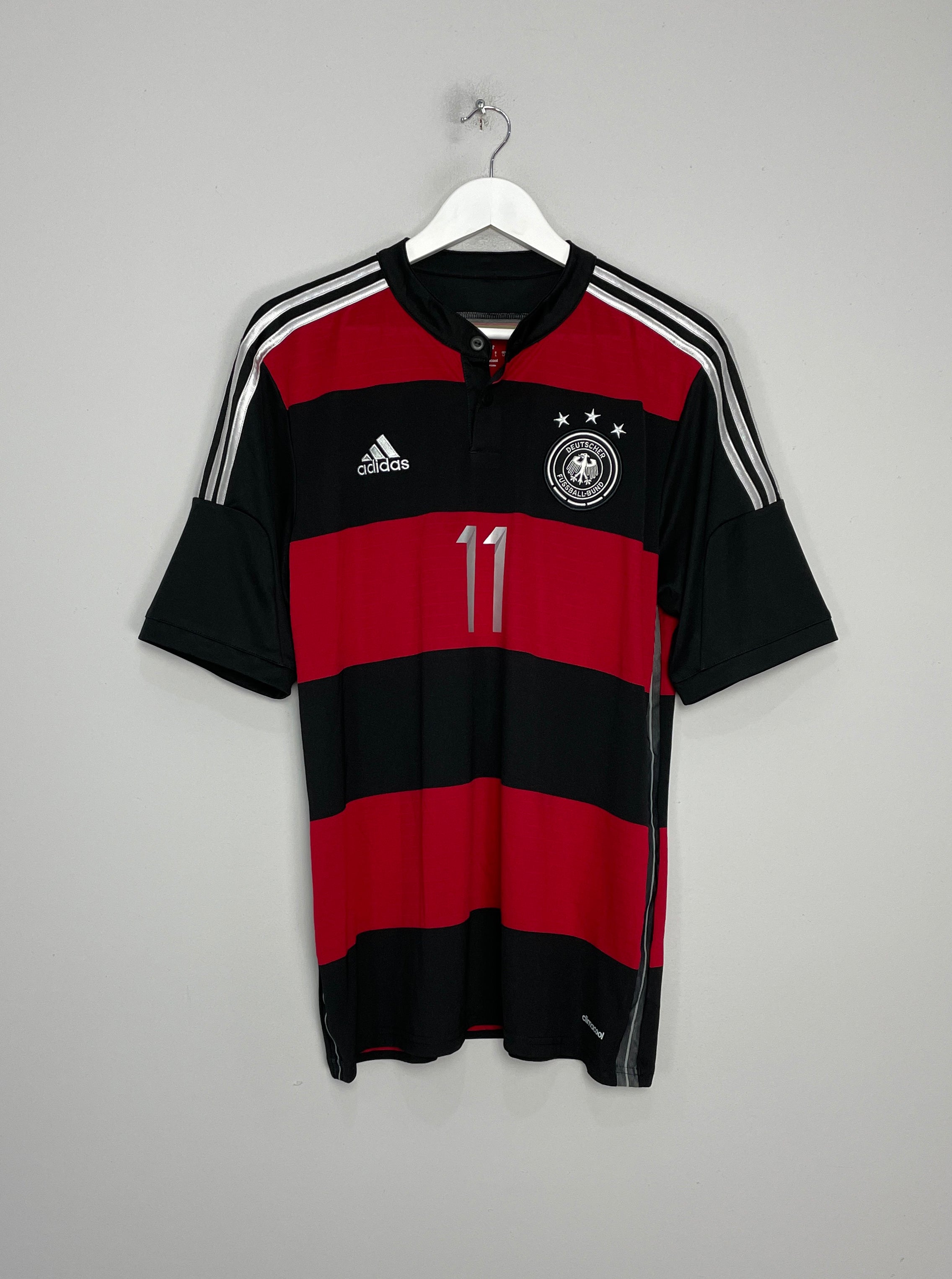 Shop 2014/15 GERMANY KLOSE #11 AWAY SHIRT (L) ADIDAS, classic football shirts, vintage football shirts & retro soccer jerseys at Cult Kits