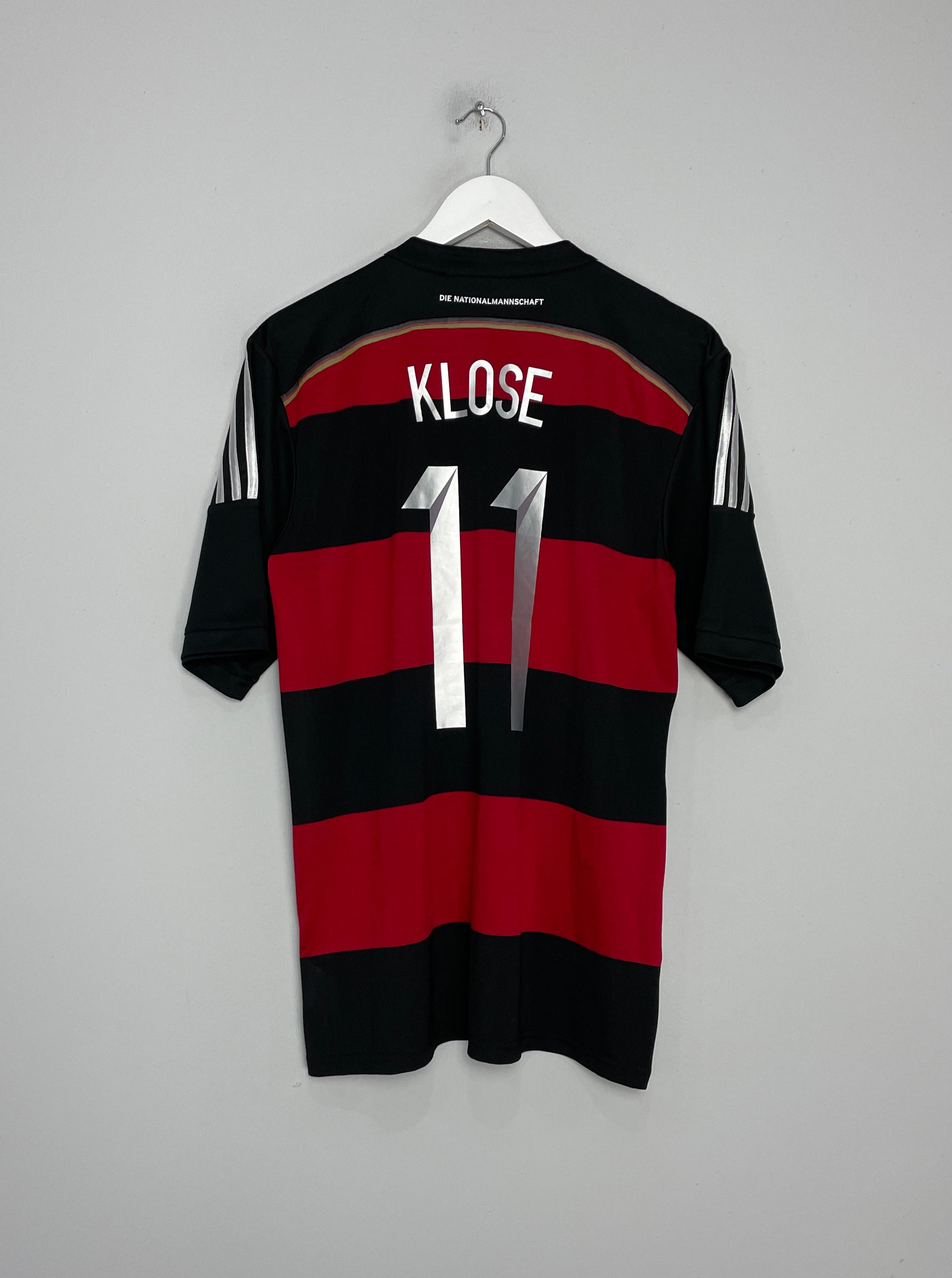 Shop 2014/15 GERMANY KLOSE #11 AWAY SHIRT (L) ADIDAS, classic football shirts, vintage football shirts & retro soccer jerseys at Cult Kits
