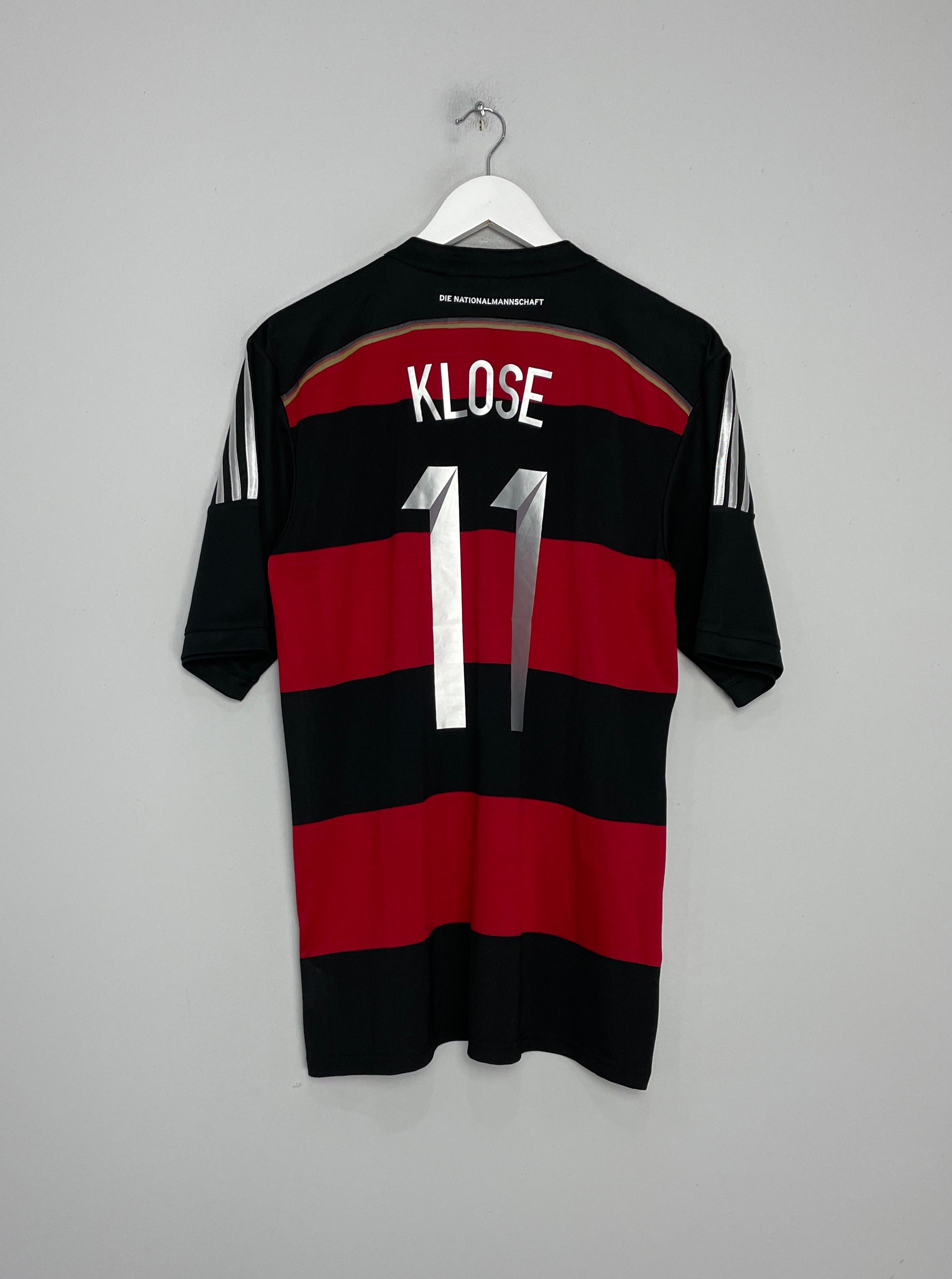 Shop 2014/15 GERMANY KLOSE #11 AWAY SHIRT (L) ADIDAS, classic football shirts, vintage football shirts & retro soccer jerseys at Cult Kits