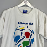 Shop 1996 EURO T-SHIRT (M) UMBRO, classic football shirts, vintage football shirts & retro soccer jerseys at Cult Kits
