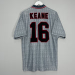 Shop 1995/96 MANCHESTER UNITED KEANE #16 AWAY SHIRT (L) UMBRO, classic football shirts, vintage football shirts & retro soccer jerseys at Cult Kits