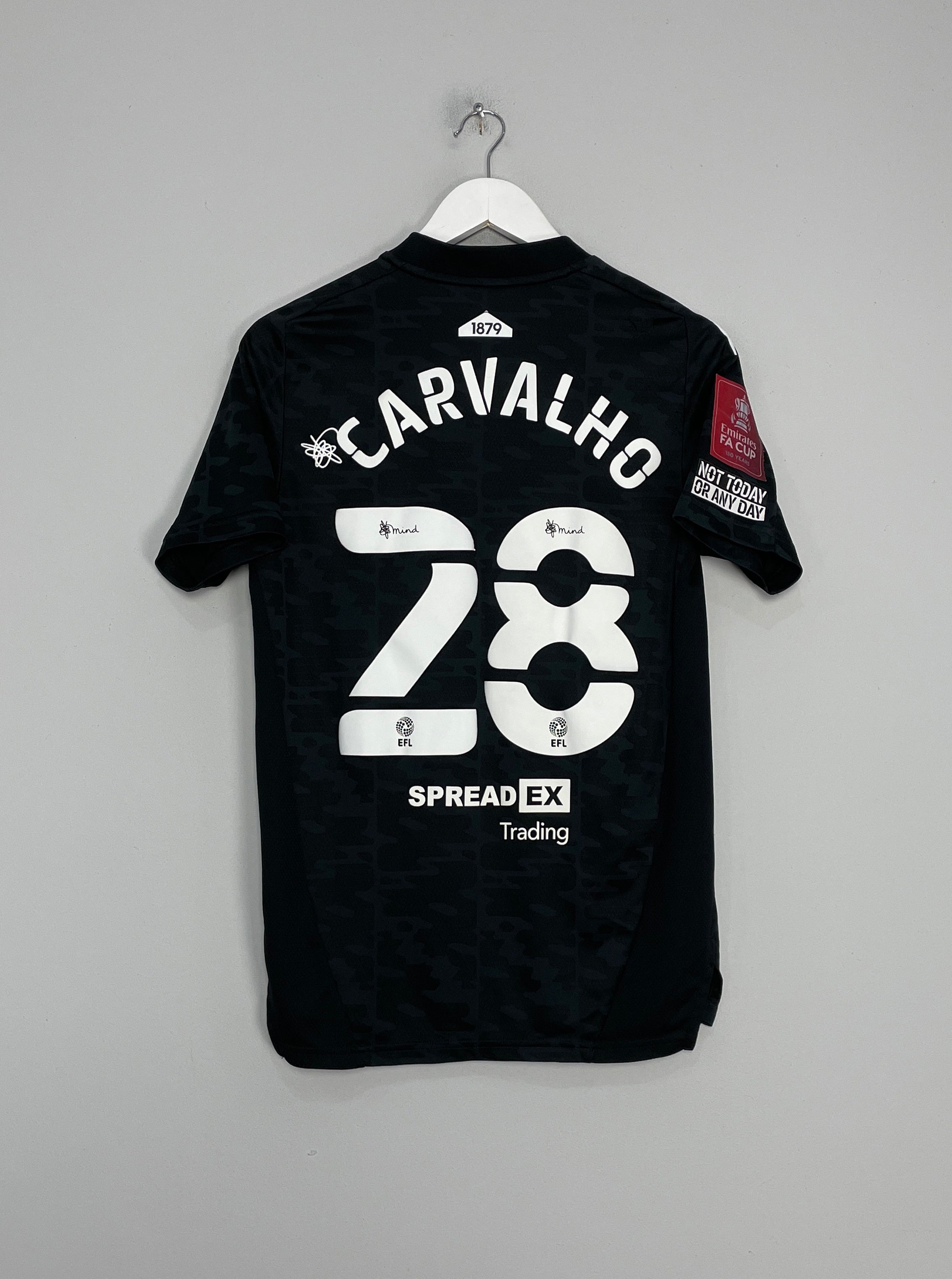 Shop 2021/22 FULHAM CARVALHO #28 *MATCH ISSUE* FA CUP AWAY SHIRT (S) ADIDAS, classic football shirts, vintage football shirts & retro soccer jerseys at Cult Kits