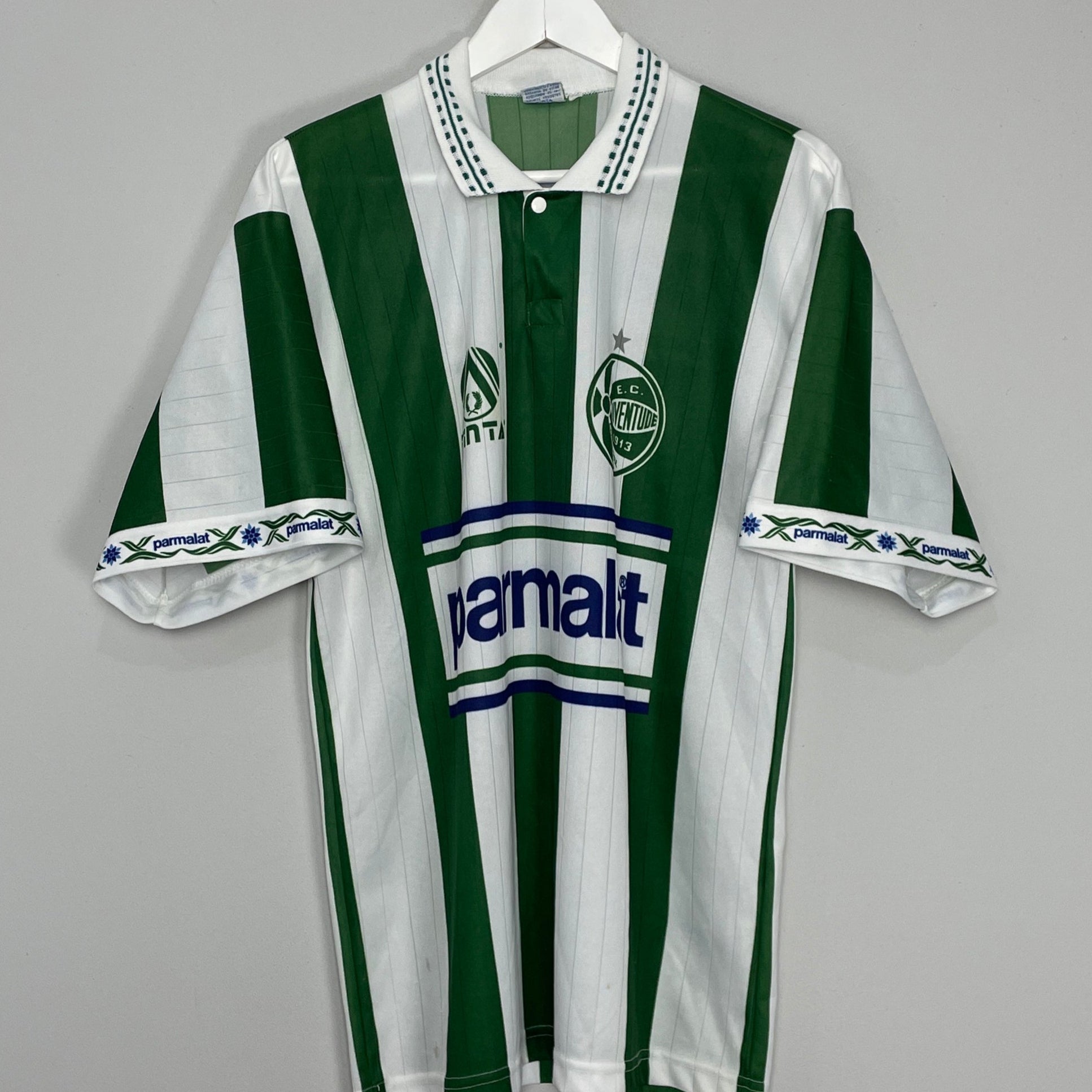 Shop 1995/96 JUVENTUDE #9 HOME SHIRT (L) FINTA, classic football shirts, vintage football shirts & retro soccer jerseys at Cult Kits
