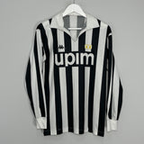 Shop 1989/90 JUVENTUS #11 L/S HOME SHIRT (M) KAPPA, classic football shirts, vintage football shirts & retro soccer jerseys at Cult Kits