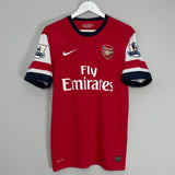 Shop 2012/14 ARSENAL COQUELIN #22 HOME SHIRT (M) NIKE, classic football shirts, vintage football shirts & retro soccer jerseys at Cult Kits