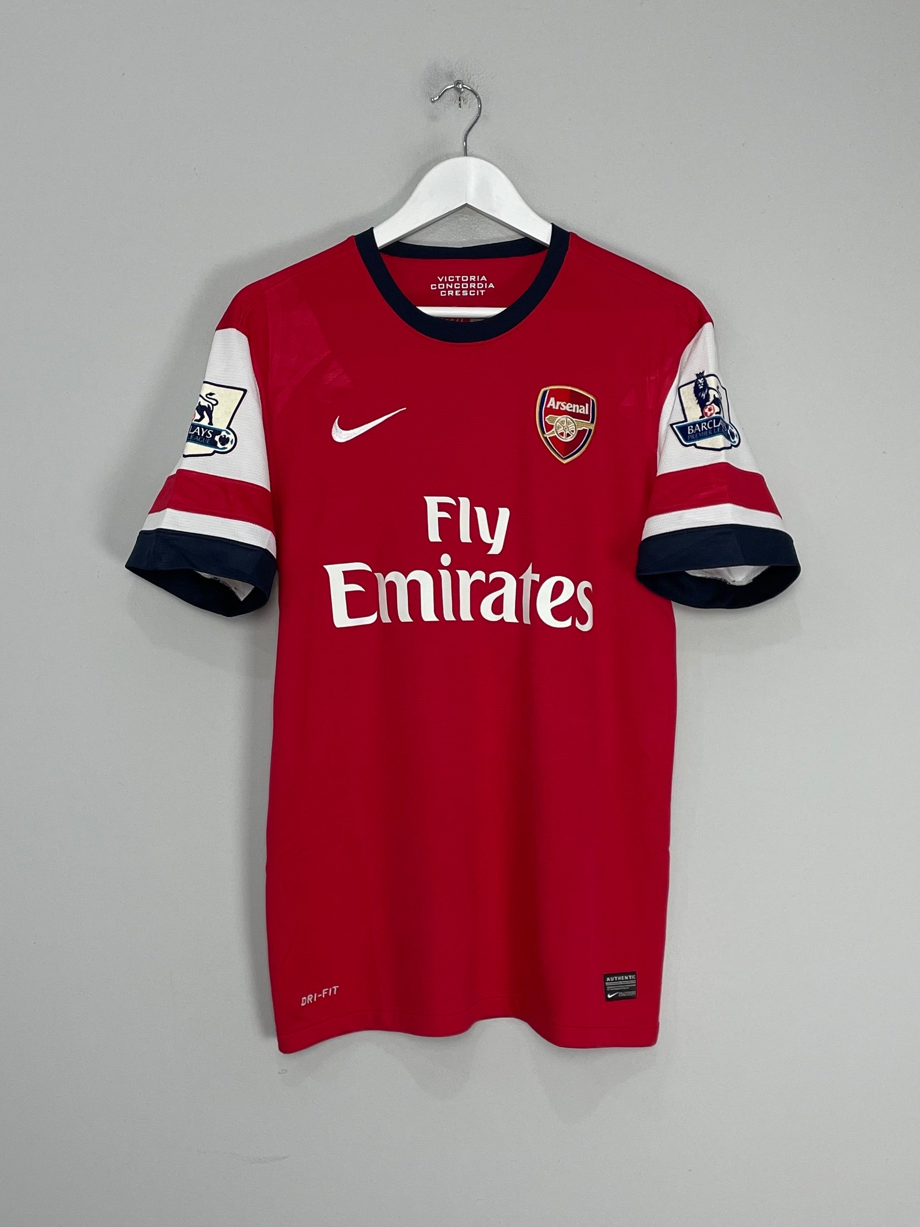 Shop 2012/14 ARSENAL COQUELIN #22 HOME SHIRT (M) NIKE, classic football shirts, vintage football shirts & retro soccer jerseys at Cult Kits