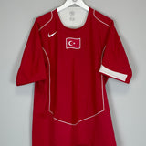 2004/06 TURKEY HOME SHIRT (XL) NIKE