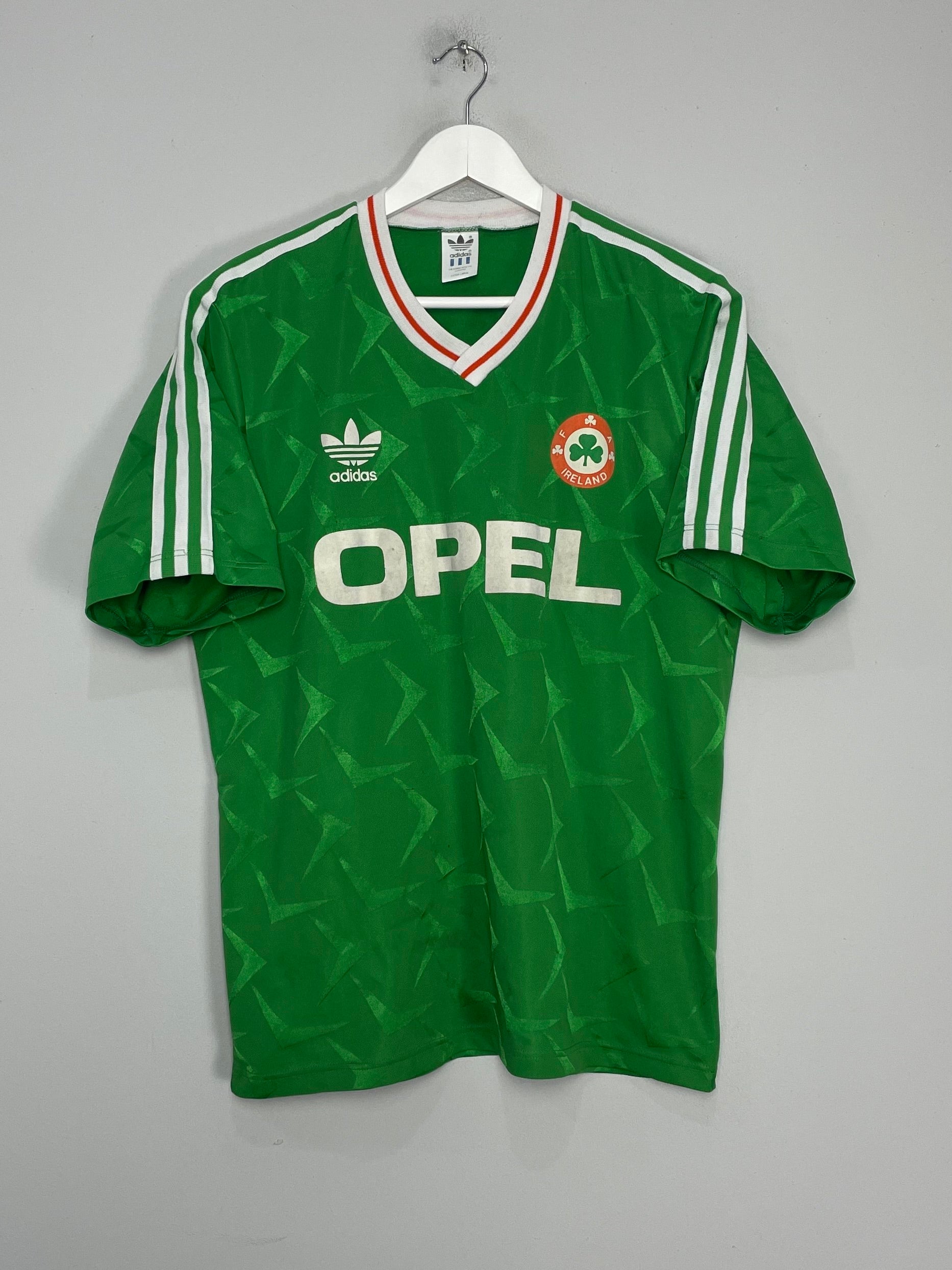 Shop 1990/92 IRELAND HOME SHIRT (XL) ADIDAS, classic football shirts, vintage football shirts & retro soccer jerseys at Cult Kits